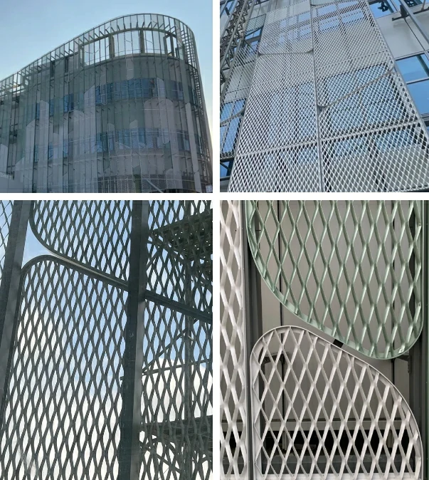 expanded metal sheet applications - curtain wall decoration