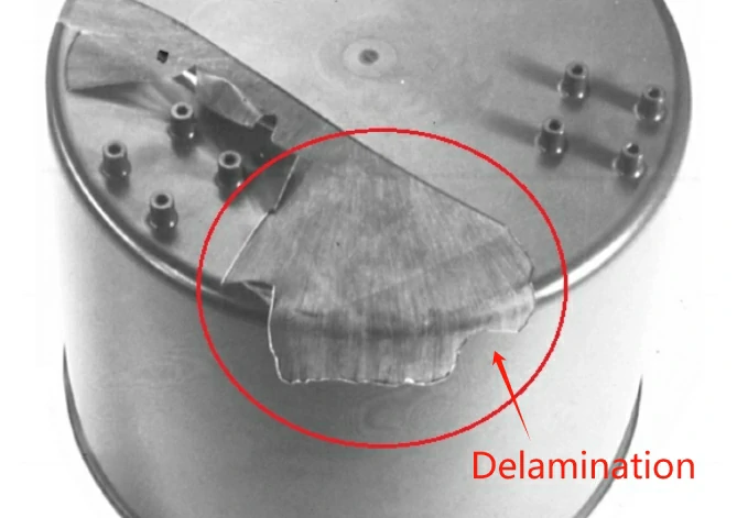 injection molding defects-delamination