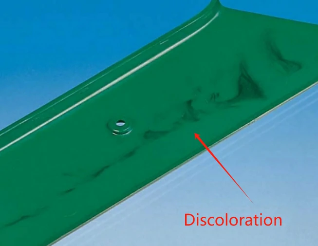 injection molding defects-discoloration