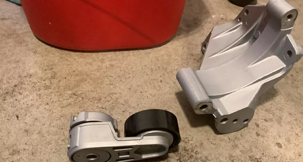 paint aluminum parts